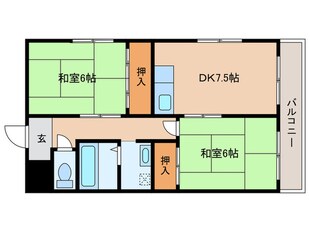 ベルパーク北山田の物件間取画像